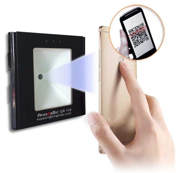 Đầu đọc thẻ và mã QR Fingertec QR110